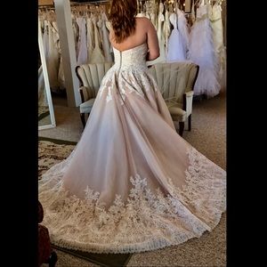 My custom wedding dress